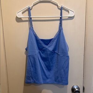 No Boundaries Blue Lace Cami Top